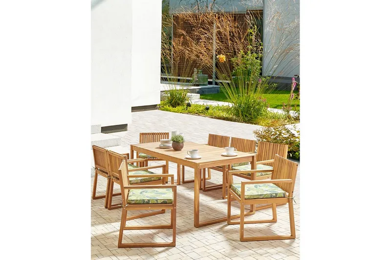 Hagestol Sassari II - Lyst tre, grønn - Hagemøbler - Balkong - Balkongmøbler - Balkongstoler