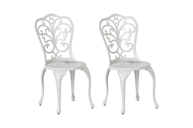 Hagestol sett med 2 Triora, Hvit