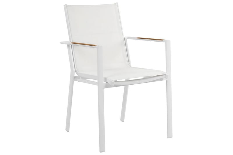 Hagestol sett med 4 Busseto - Hvit - Hagemøbler - Balkong - Balkongmøbler - Balkongstoler