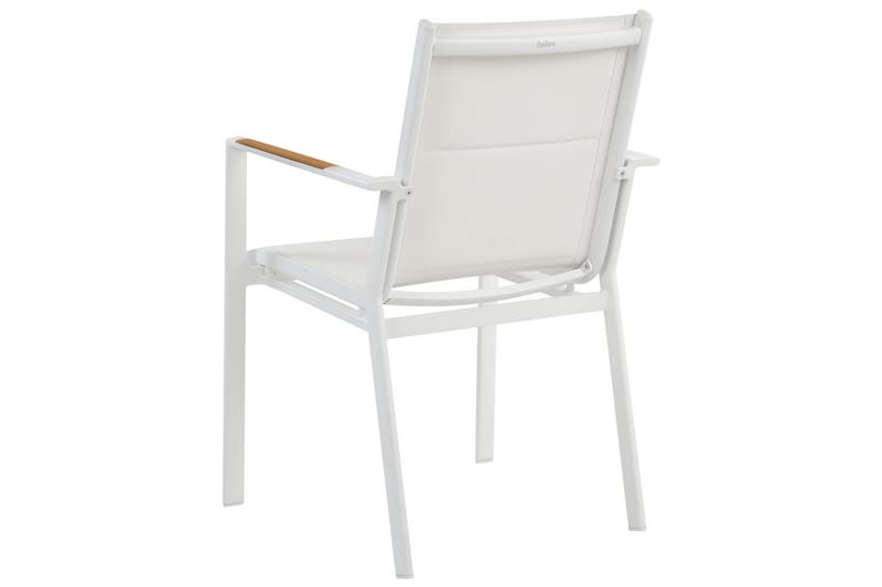 Hagestol sett med 4 Busseto - Hvit - Hagemøbler - Balkong - Balkongmøbler - Balkongstoler