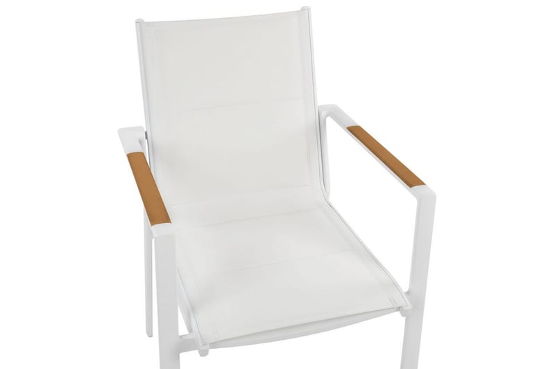 Hagestol sett med 4 Busseto - Hvit - Hagemøbler - Balkong - Balkongmøbler - Balkongstoler