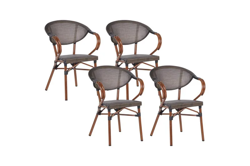 Hagestol sett med 4 Caspri II, undefined