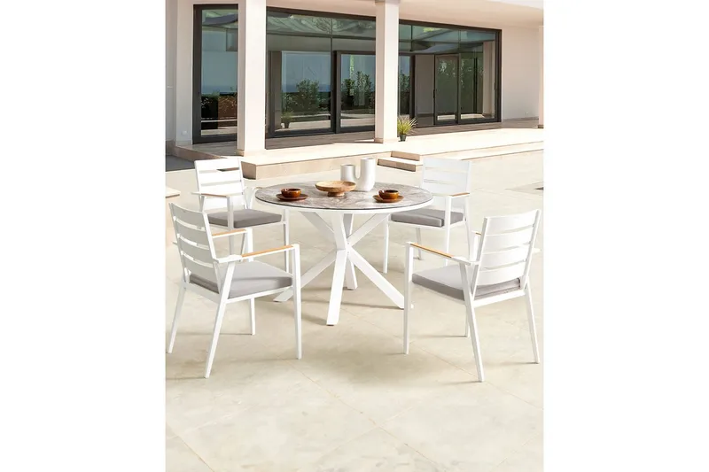 Hagestol sett med 4 Taviano - Hagemøbler - Balkong - Balkongmøbler - Balkongstoler