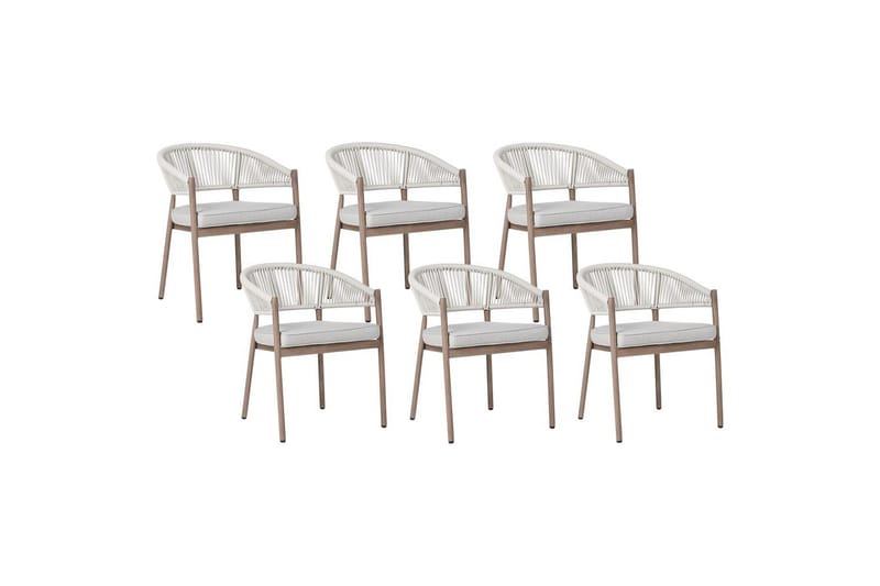 Hagestol sett med 6 Flavia, undefined