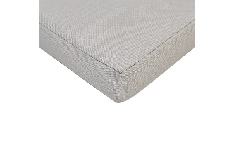 Hagestol sett med 6 Taviano - Hvit, grå, lyst tre - Hagemøbler - Balkong - Balkongmøbler - Balkongstoler