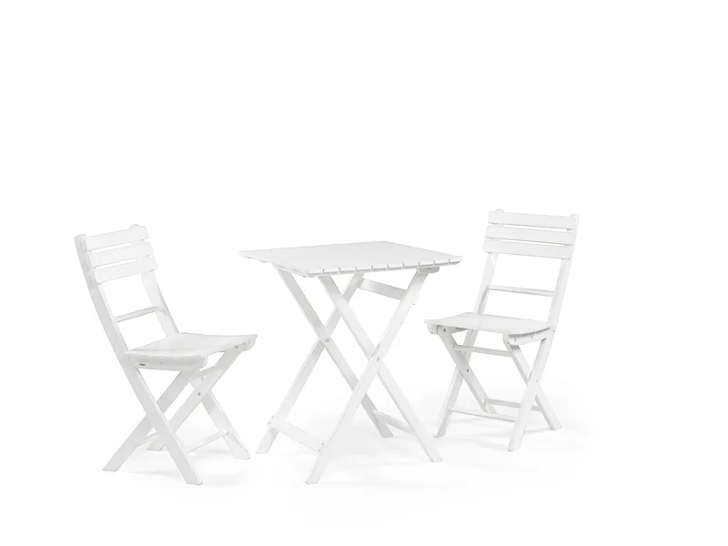 Hillerstorp Åre kafébord hvit 58 x 58 cm - Hvit - Hagemøbler - Balkong - Balkongmøbler - Balkongbord