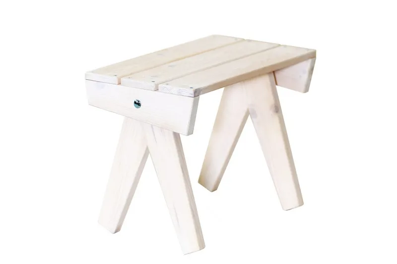 Hillerstorp EcoFurn utebord Granny furu oljet hvit, Hvit