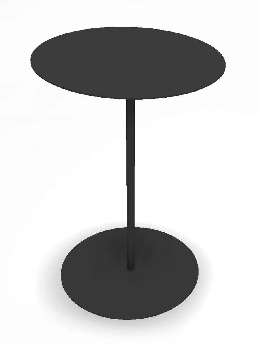 Hillerstorp Jet Set sidebord Ø45x67 cm - Svart