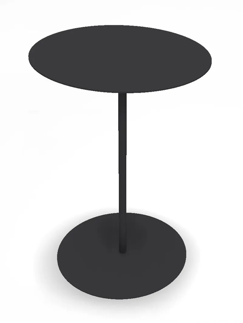 Hillerstorp Jet Set sidebord Ø45x67 cm, Svart