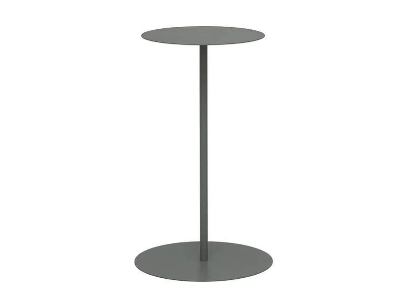 Hillerstorp Jet Set sidebord utendørs Ø35x74 cm grågrønn, Grågrønn