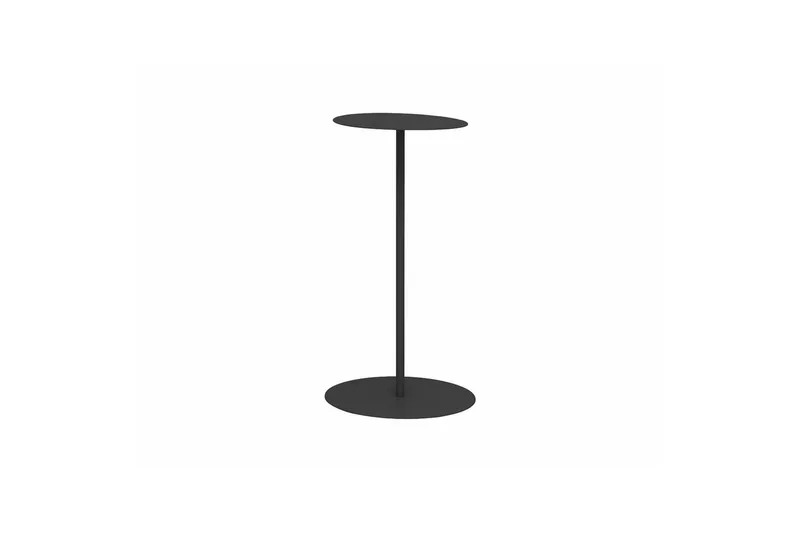 Hillerstorp Jet Set sidebord utendørs Ø35x74 cm svart, Svart