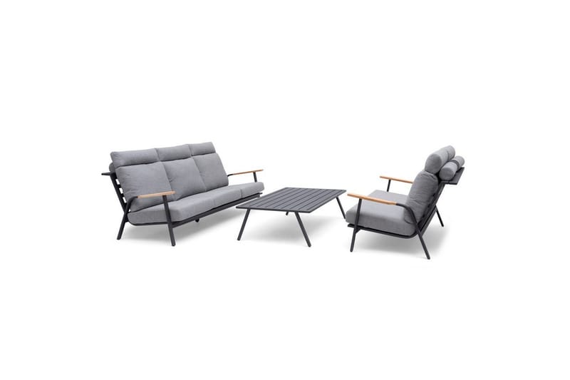 Hillerstorp Kungshult utebord 81 x 140 cm grå - Hagemøbler - Balkong - Balkongmøbler - Balkongbord