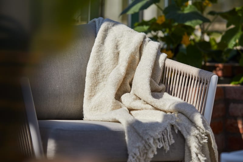 Hillerstorp Lersund sofagruppe utendørs hvit/beige - Hvit/Beige - Hagemøbler - Loungemøbler - Sofagruppe utendørs