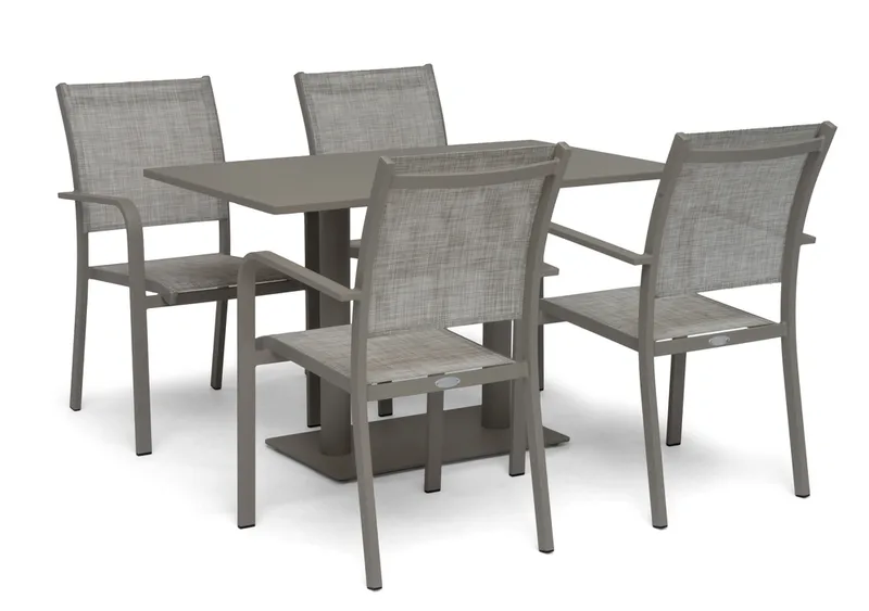 Hillerstorp Näsby kafébord 70 x 120 cm sand - Sand - Hagemøbler - Balkong - Balkongmøbler - Balkongbord