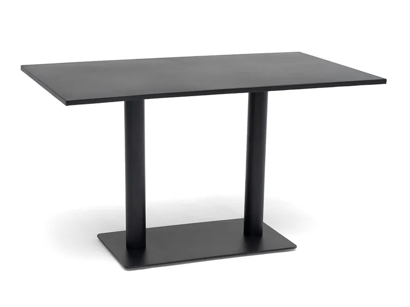 Hillerstorp Näsby kafébord 70 x 120 cm svart, Svart