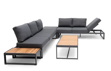 Hillerstorp Oxelunda utebord 113 x 55 cm grå - Grå - Hagemøbler - Balkong - Balkongmøbler - Balkongbord