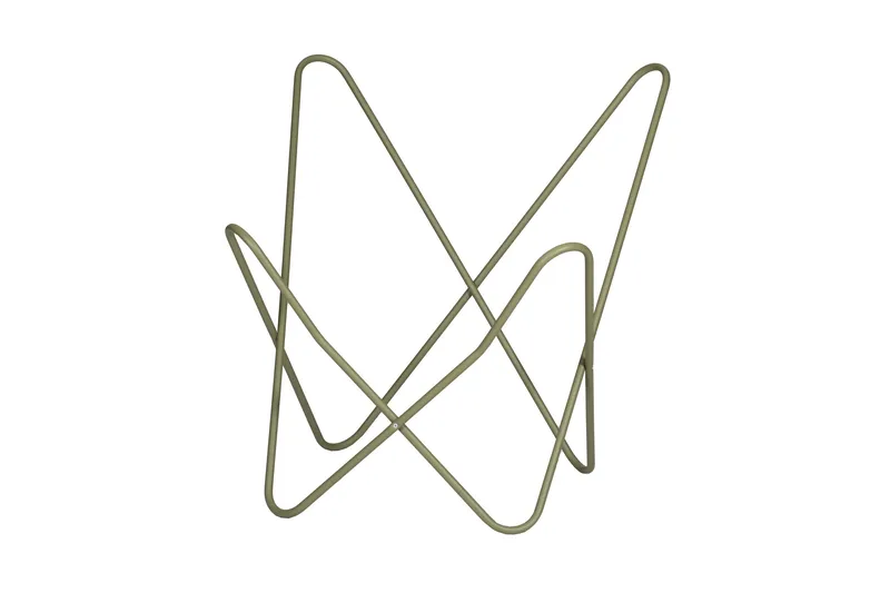 Jamna Ramme Flaggermusstol Utendørs 85x55 cm uten Stoff, Grønn