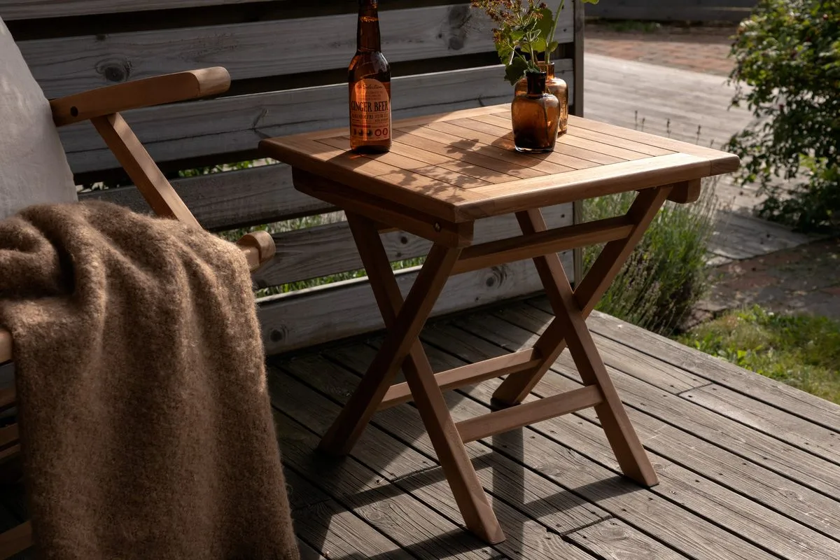 Kenya kafébord 70 cm utendørs - Mørk natur