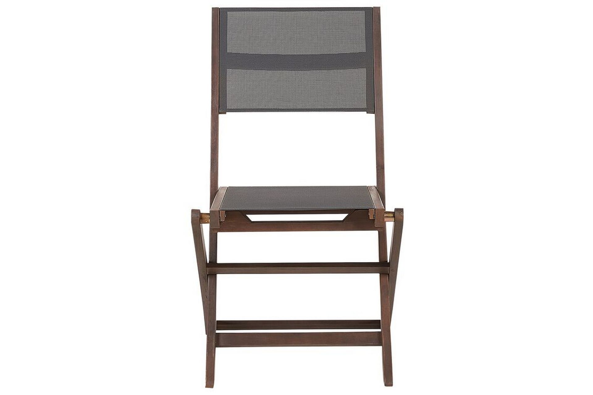 Kettelle Klappstol Utendørs 57x50x90 cm 2 stk - Mørk Brun/Grå - Hagemøbler - Balkong - Balkongmøbler - Balkongstoler