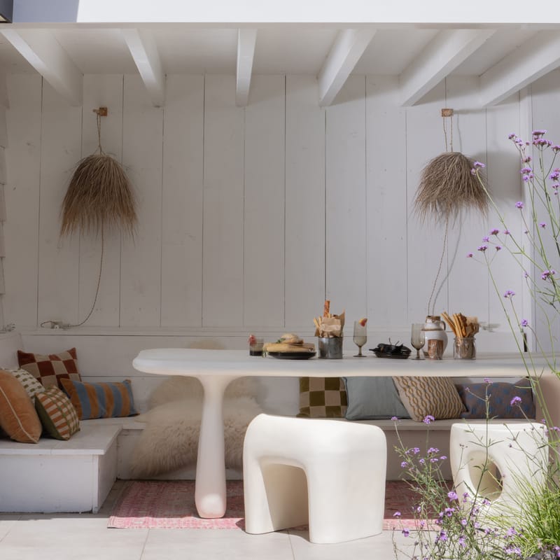 Krakk Nivo 52 cm utendørs - Natur - Hagemøbler - Balkong - Balkongmøbler - Balkongstoler