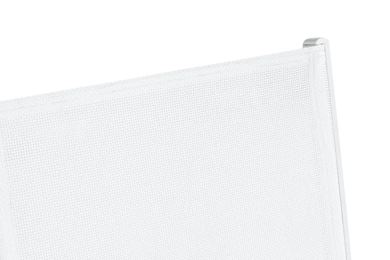 Las Vegas Stablebar Stol Utendørs - Hvit/Teak - Hagemøbler - Balkong - Balkongmøbler - Balkongstoler