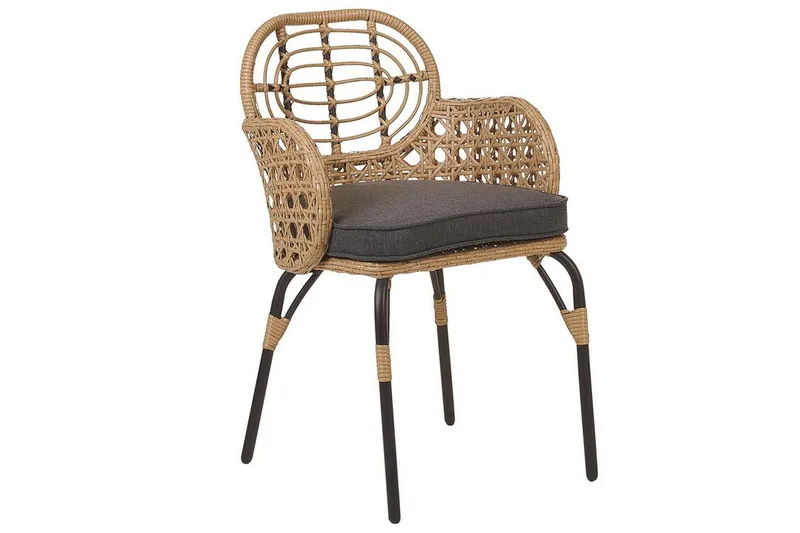 Leamington Lenestol, Natur/Beige/Grå/Sort