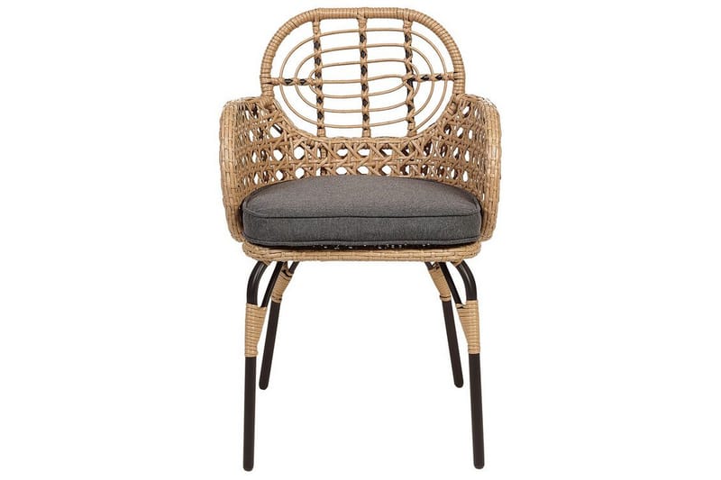 Leamington Lenestol - Natur/Beige/Grå/Sort - Hagemøbler - Balkong - Balkongmøbler - Balkongstoler