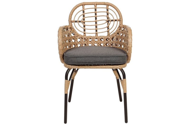 Leamington Lenestol - Natur/Beige/Grå/Sort - Hagemøbler - Balkong - Balkongmøbler - Balkongstoler