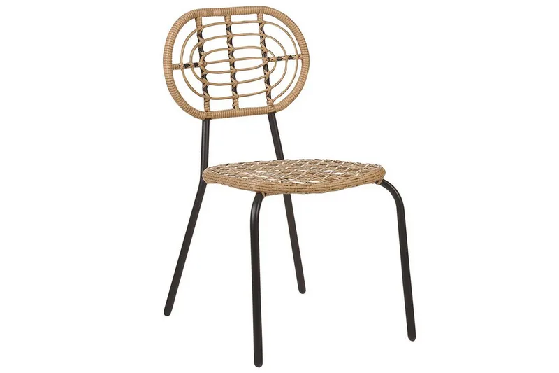 Leamington Spisestol Utendørs, Natur/Beige/Sort