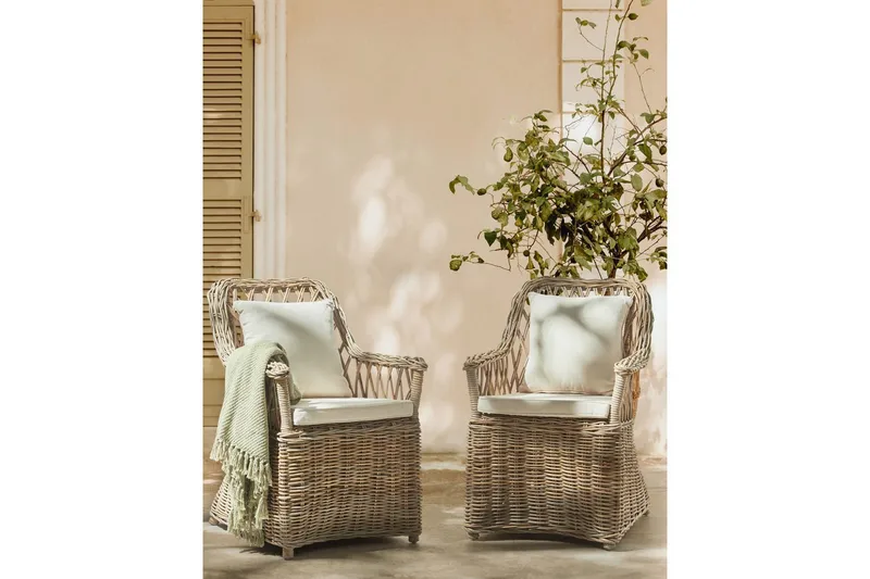 Lenestolsett for 2 Maros II - Hagemøbler - Balkong - Balkongmøbler - Balkongstoler