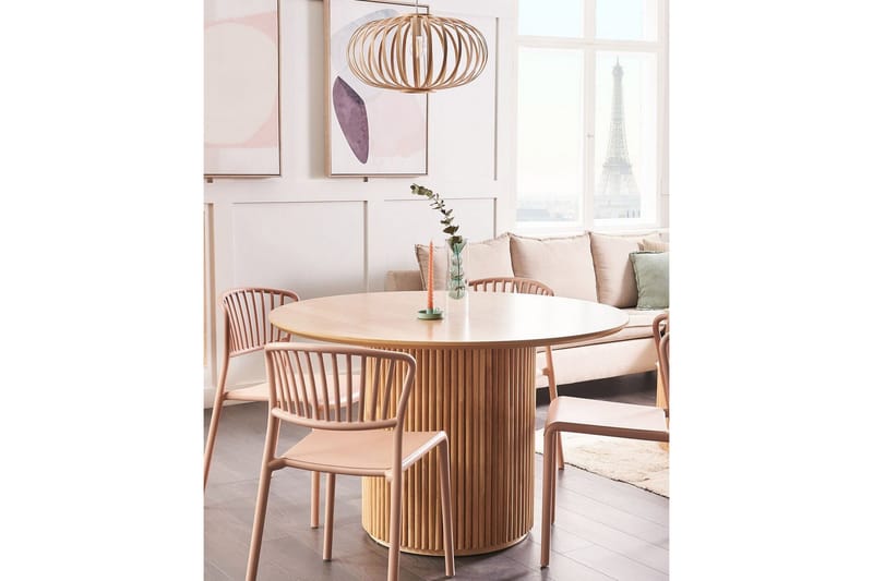 Leverano Spisestol Utendørs - Rosa - Hagemøbler - Balkong - Balkongmøbler - Balkongstoler