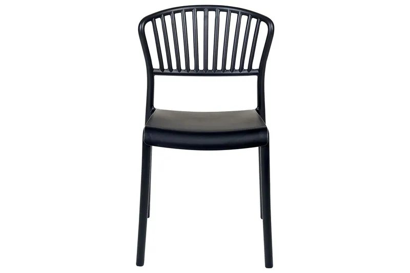 Leverano Spisestol Utendørs - Svart - Hagemøbler - Balkong - Balkongmøbler - Balkongstoler
