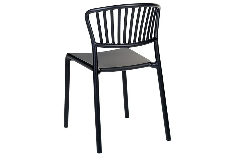 Leverano Spisestol Utendørs - Svart - Hagemøbler - Balkong - Balkongmøbler - Balkongstoler