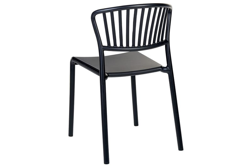 Leverano Spisestol Utendørs - Svart - Hagemøbler - Balkong - Balkongmøbler - Balkongstoler