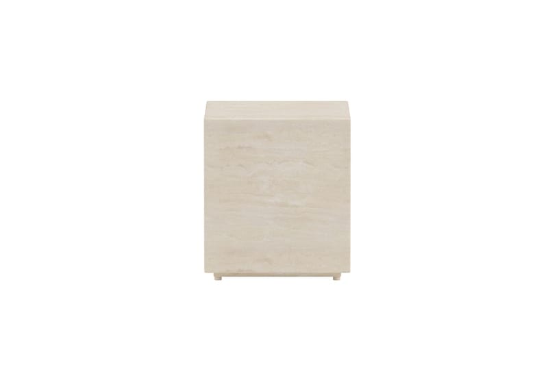 Lissabon sidebord 40 cm utendørs - Beige - Hagemøbler - Balkong - Balkongmøbler - Balkongbord