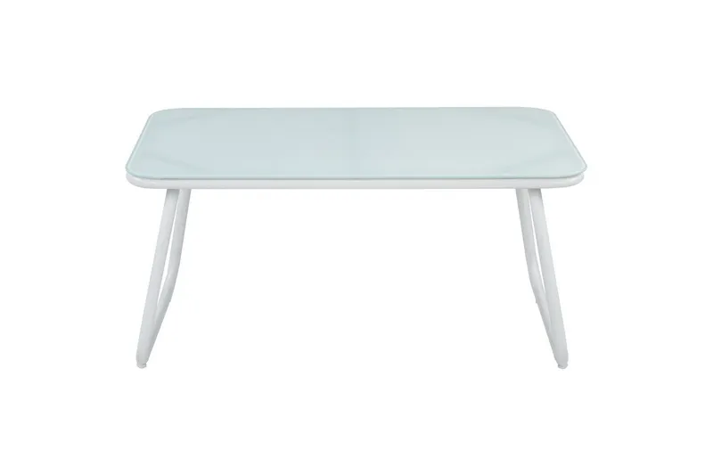 Loungegrupp Beliani Pomonte Svart/Grå White||Grey - Hagemøbler - Loungemøbler - Sofagruppe utendørs