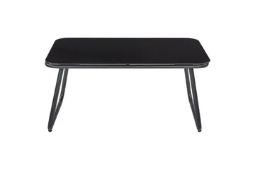 Loungegrupp Beliani Pomonte Svart/Grå Black||Grey - Hagemøbler - Loungemøbler - Sofagruppe utendørs