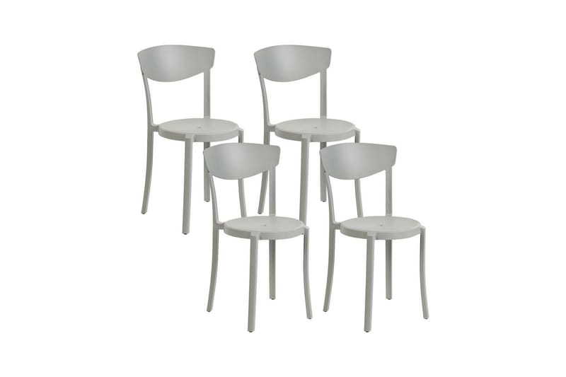 Maple Creek Spisestol Utendørs - Lysegrå - Hagemøbler - Balkong - Balkongmøbler - Balkongstoler