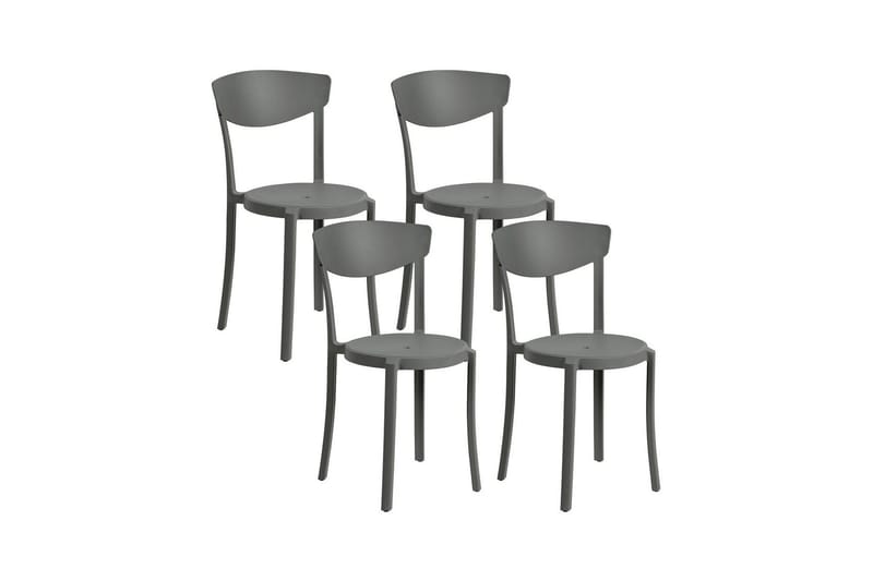 Maple Creek Spisestol Utendørs - Mørk Grå - Hagemøbler - Balkong - Balkongmøbler - Balkongstoler