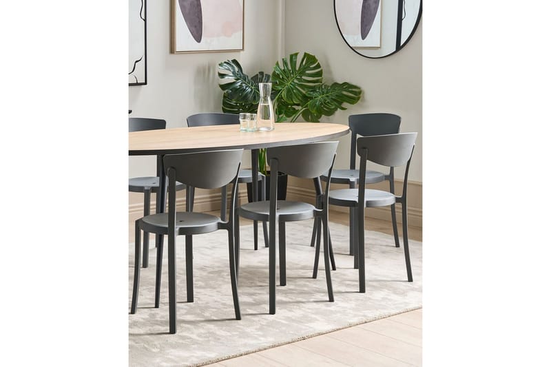 Maple Creek Spisestol Utendørs - Mørk Grå - Hagemøbler - Balkong - Balkongmøbler - Balkongstoler