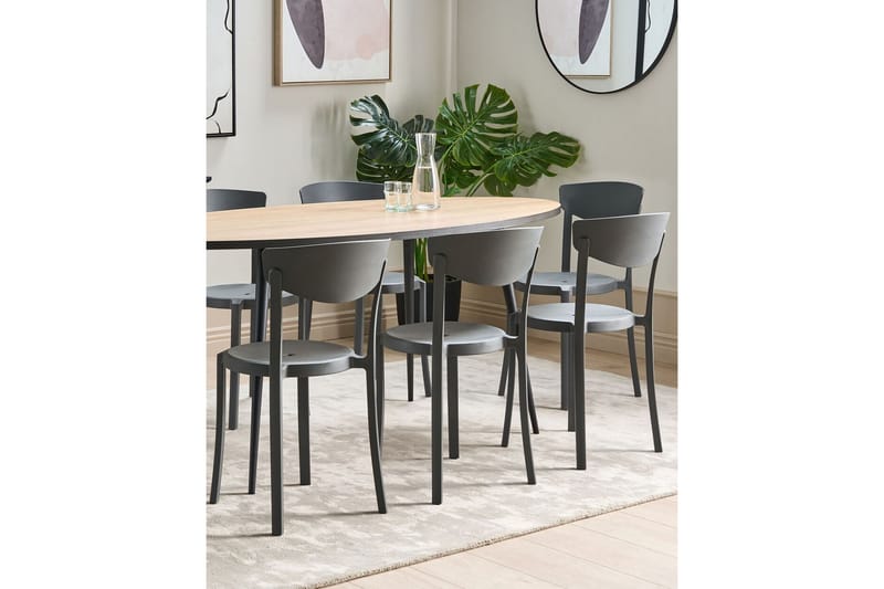 Maple Creek Spisestol Utendørs - Mørk Grå - Hagemøbler - Balkong - Balkongmøbler - Balkongstoler