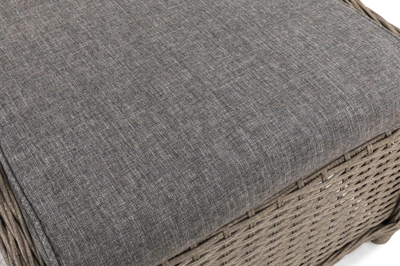 Marcus Fotskammel til Ørelappstol - Grå - Hagemøbler - Balkong - Balkongmøbler - Balkongstoler