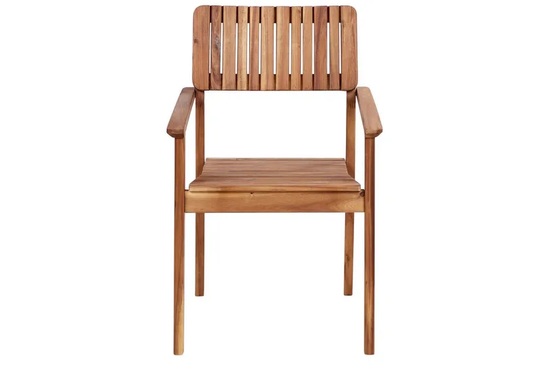 Matstol Beliani Agello set om 2 Light wood - Hagemøbler - Balkong - Balkongmøbler - Balkongstoler