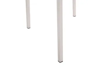 Matstol Beliani Grosseto set om 6 Sandbeige/silver/ljust trä Black||Silver - Hagemøbler - Balkong - Balkongmøbler - Balkongstoler