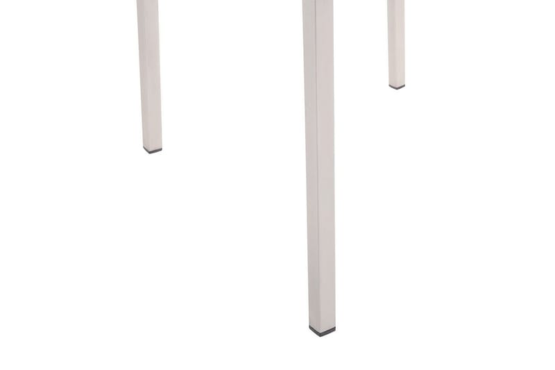 Matstol Beliani Grosseto set om 6 Sandbeige/silver/ljust trä Black||Silver - Hagemøbler - Balkong - Balkongmøbler - Balkongstoler