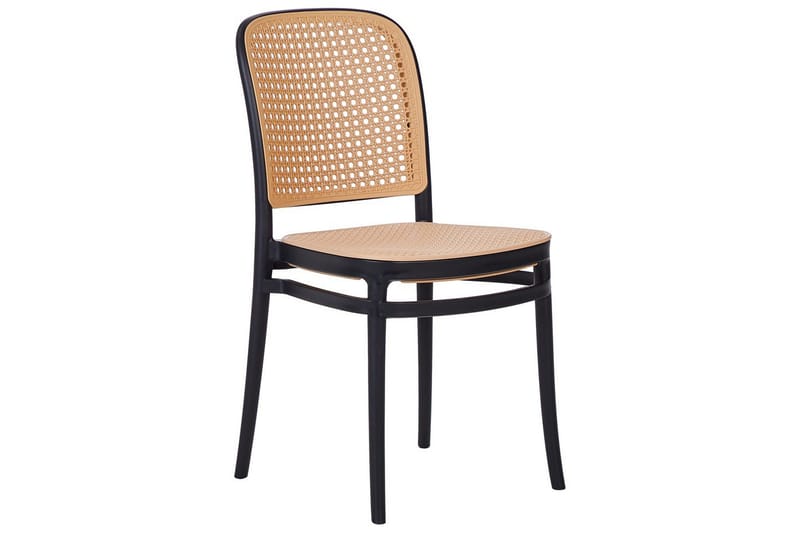 Matstol Beliani Plose set om 4 Beige - Hagemøbler - Balkong - Balkongmøbler - Balkongstoler