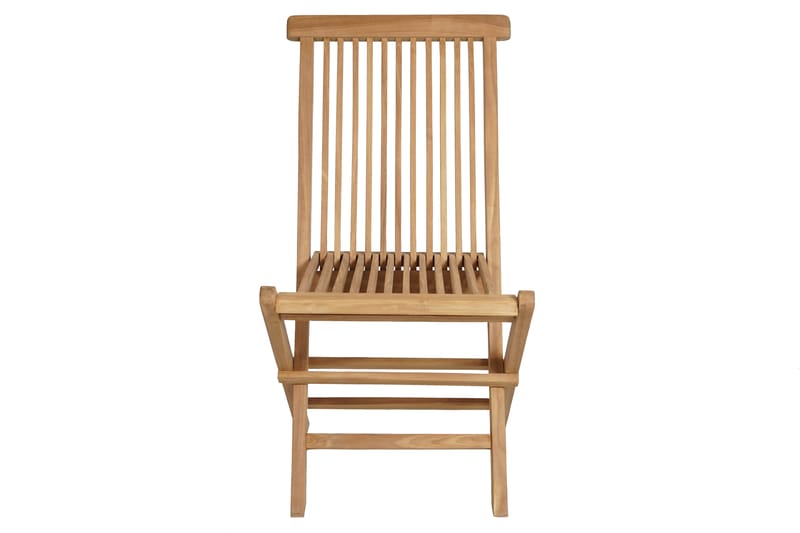 Milano Sammenleggbar stol 2-pakning - Tre - Hagemøbler - Balkong - Balkongmøbler - Balkongstoler