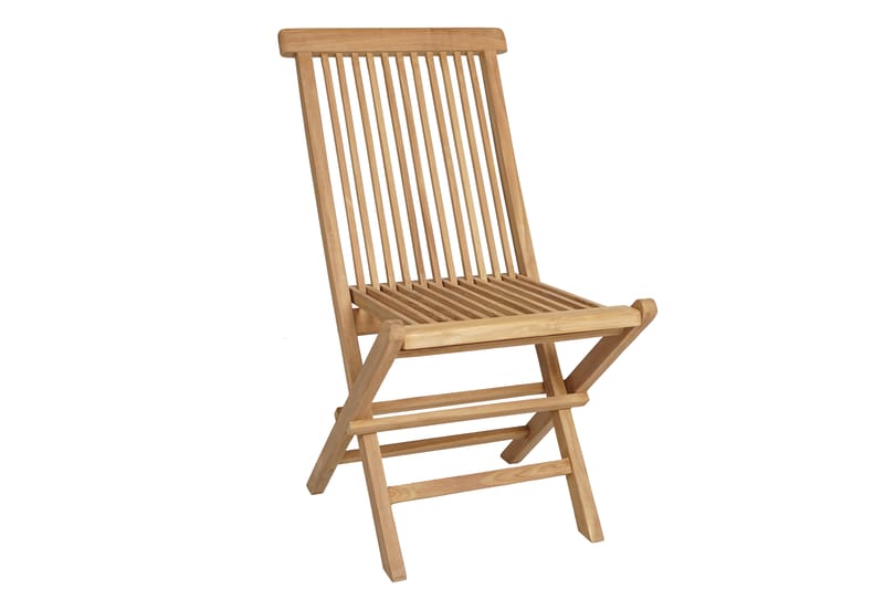 Milano Sammenleggbar stol 2-pakning - Tre - Hagemøbler - Balkong - Balkongmøbler - Balkongstoler