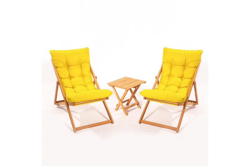 Nanni Balkongsett 2-seter, Gul