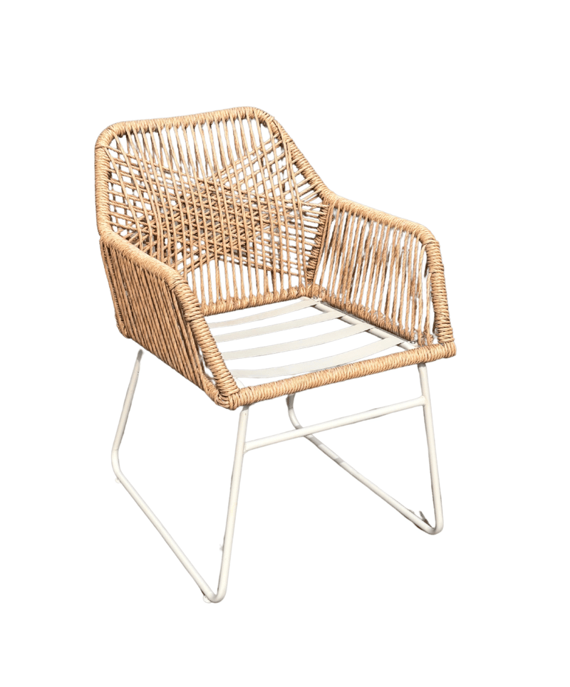 Palermo Bistrosett med Seville lenestoler - Grå/Beige/Sand - Hagemøbler - Balkong - Balkongmøbler - Balkonggrupper